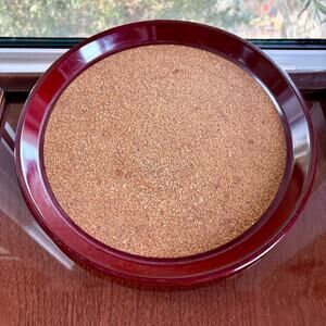 Vintage 1960s Maroon Melamine Kys-Ite Cork Tray USA